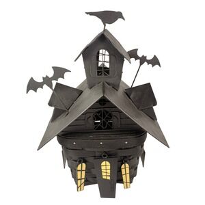 Longaberber 2012 Haunted House Basket Metal Roof‎ 5 Tie-Ons Protector Halloween
